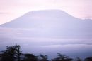 Early Morning View of Kilimanjaro in Tanzania from the Kenyan Border